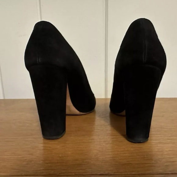 J Crew Etta Black Suede Pumps Heels Womens Size 6.5 - Picture 3 of 9